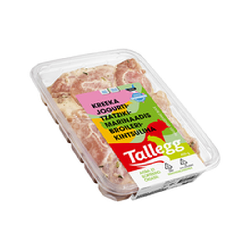 Broilerikintsuliha kreeka jogurti-tzatzikimarinaadis, TALLEGG, 400 g