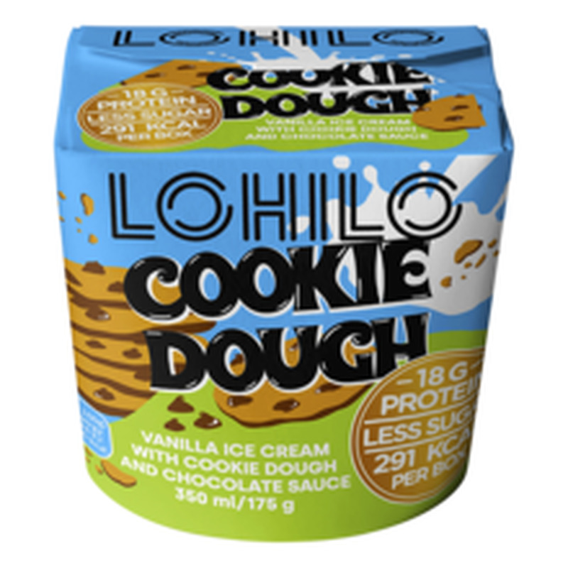 Lohilo Cookie Dough jäätis 350 ml