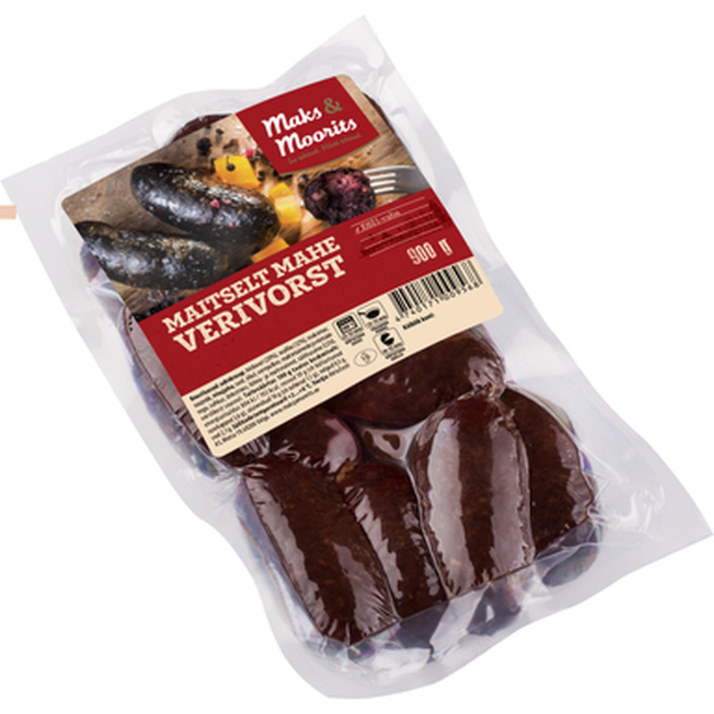 MAKS&MOORITS Maitselt mahe verivorst 900g