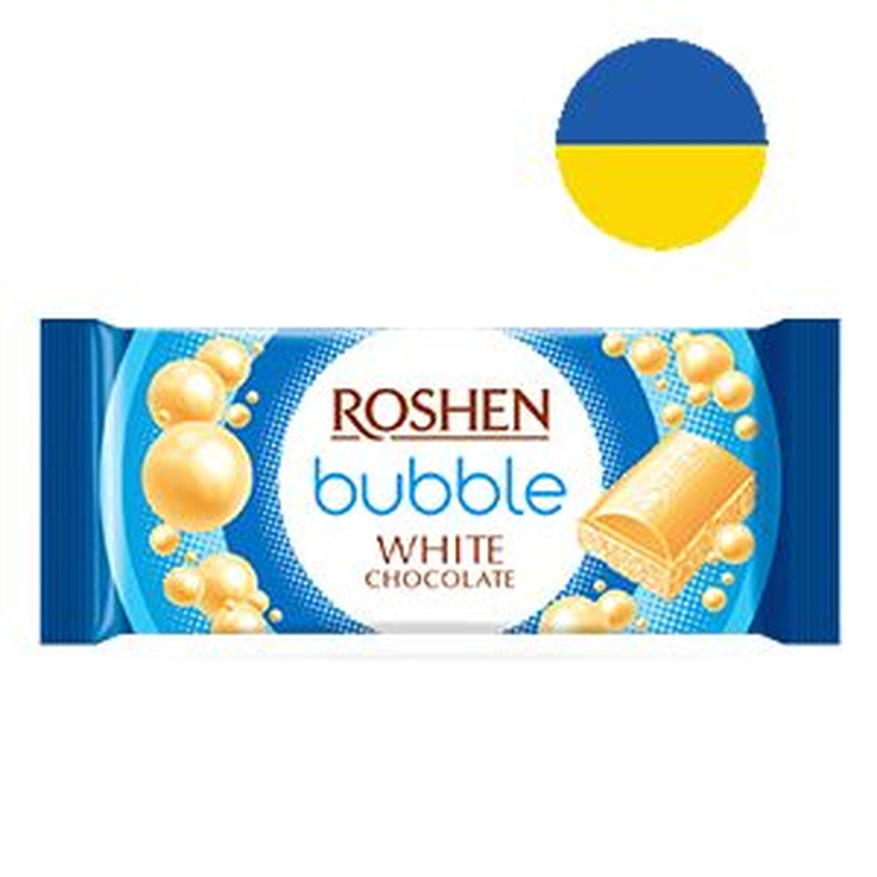 Õhuline valge šokolaad, ROSHEN, 80 g