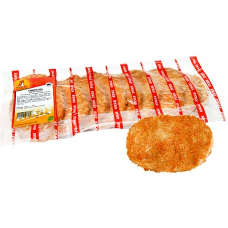 KIKAS Kanašnitsel 1,1kg (10 tk külmut. vaakum)