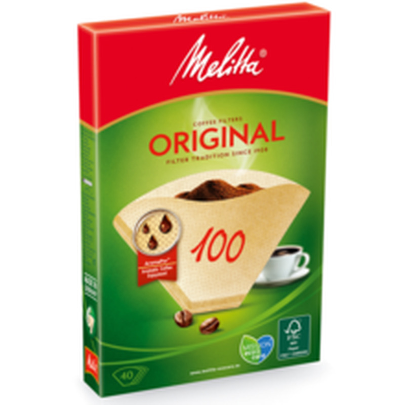 Melitta Kohvifilter 100/ 40, pruun