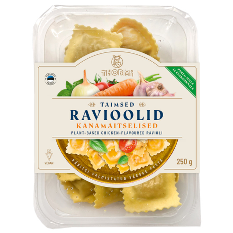 Taimsed ravioolid Thormi kanamaitselised 250g