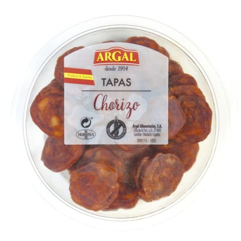 Kuivatatud vorst Tapas Chorizo Argal 80g