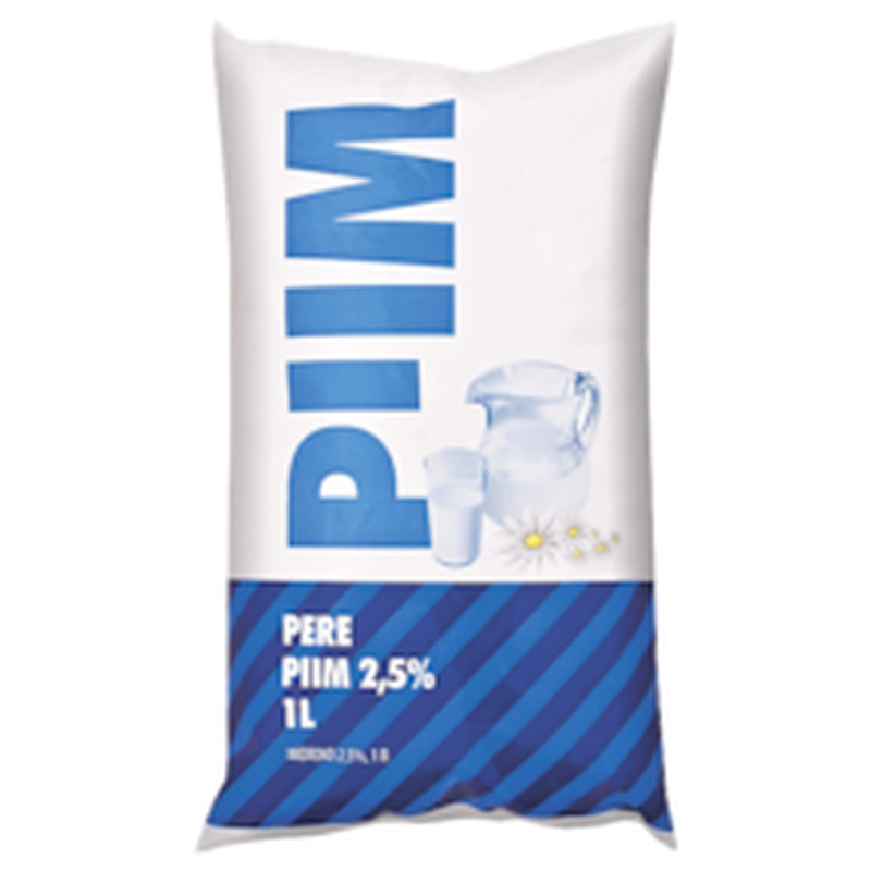 Pere piim 2,5% 1L kile