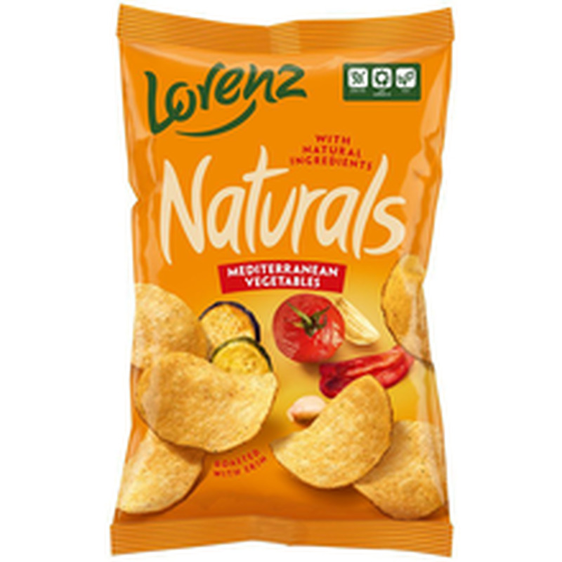 LORENZ Naturals kartulikrõpsud Vahemere ürtidega 100g