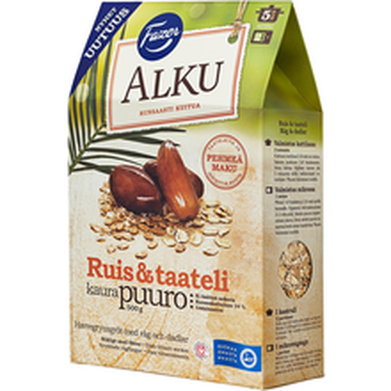 Fazer Alku rukki-datli-kaerapuder 500 g