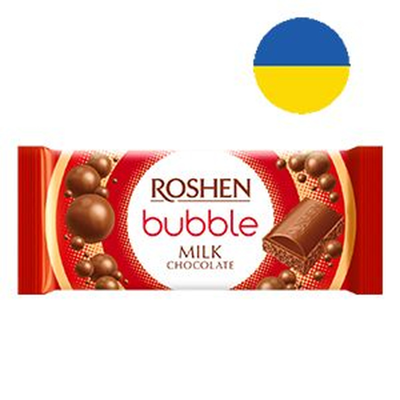 Roshen piimašokolaad Bubble 80g