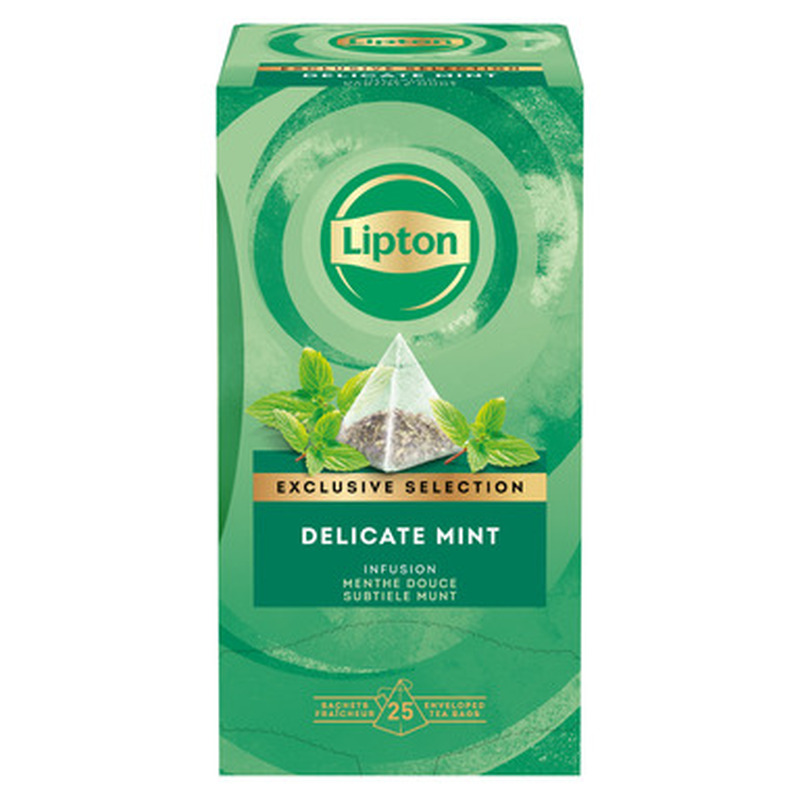 LIPTON Piparmünditee 25x1,1g (püramiid, foolium)