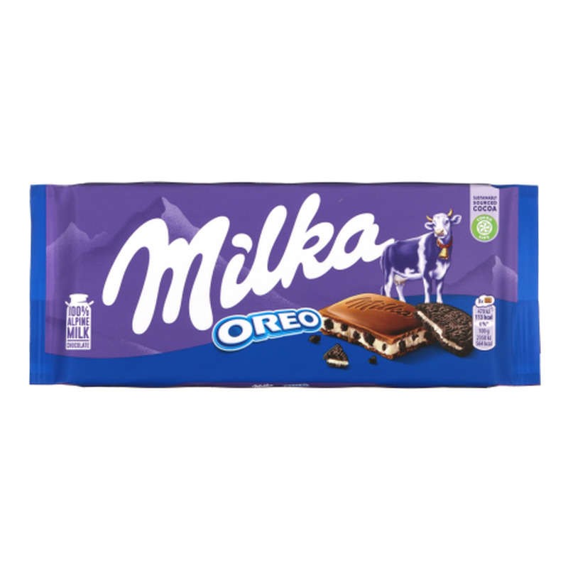 Piimašokolaad Oreo, MILKA, 100 g