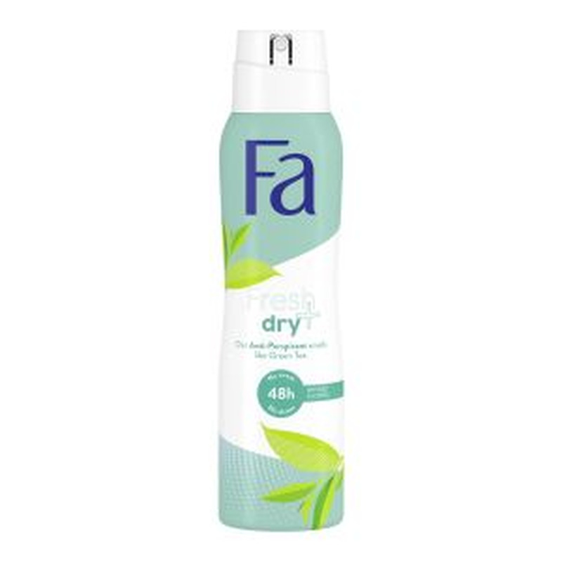 Deodorant Fresh&Dry Green Tea naistele, FA, 150 ml