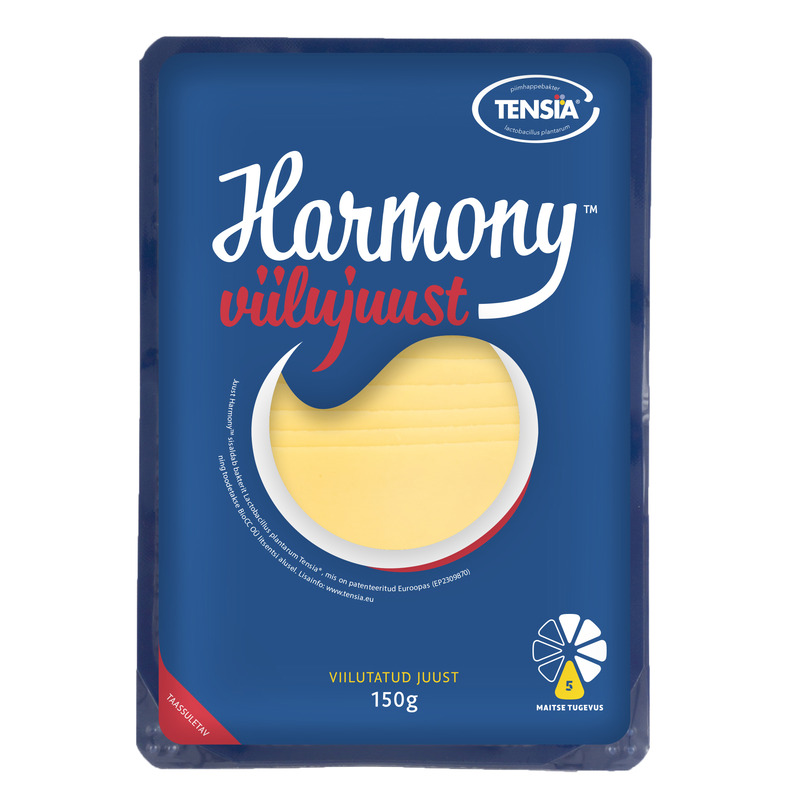 Juust Harmony viilutatud laktoosivaba, E-PIIM, 150 g