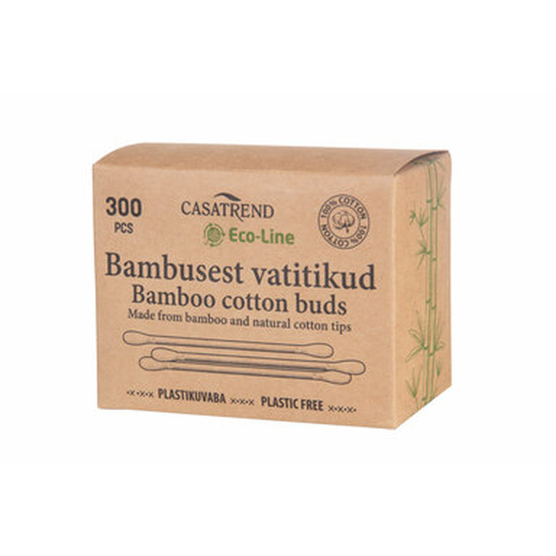 Vatitikud bambus eco-line casatrend 300tk