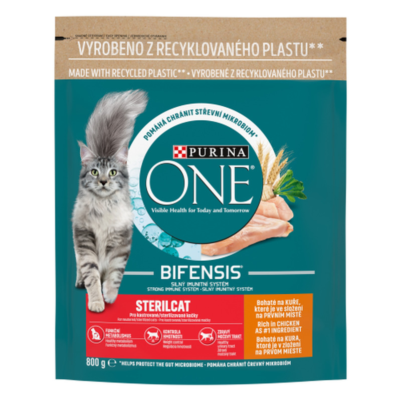 Kassitoit kuiv Purina One Sterilcat rohke kanaga 800g