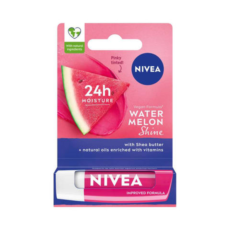 Nivea hügieen. Huulepulk arbuusi