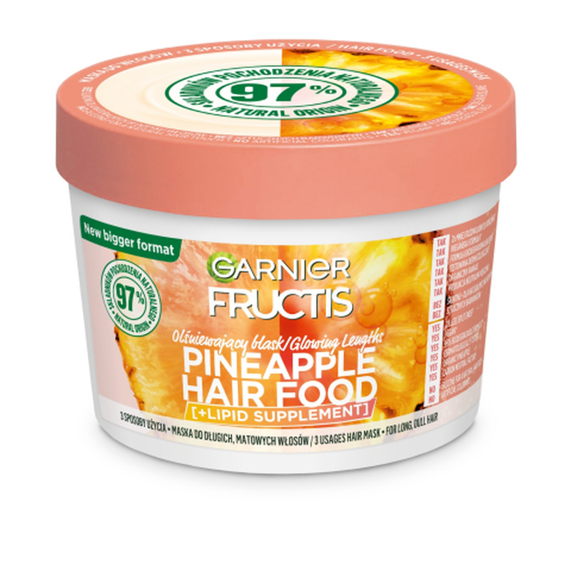 Juuksemask Fructis Hair Food Pineapple 400ml