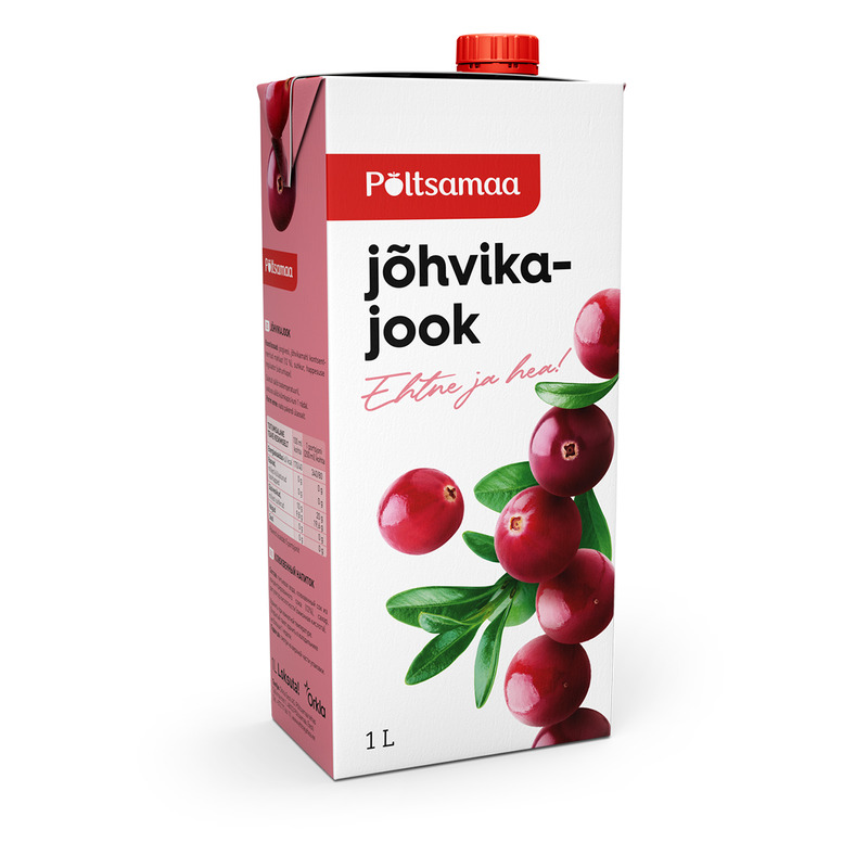 Jõhvikajook, PÕLTSAMAA, 1 L