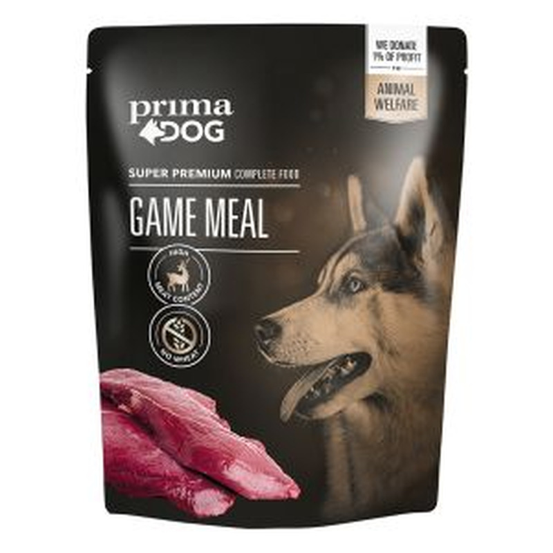 PrimaDog Koeraeine 260g ulukiliha