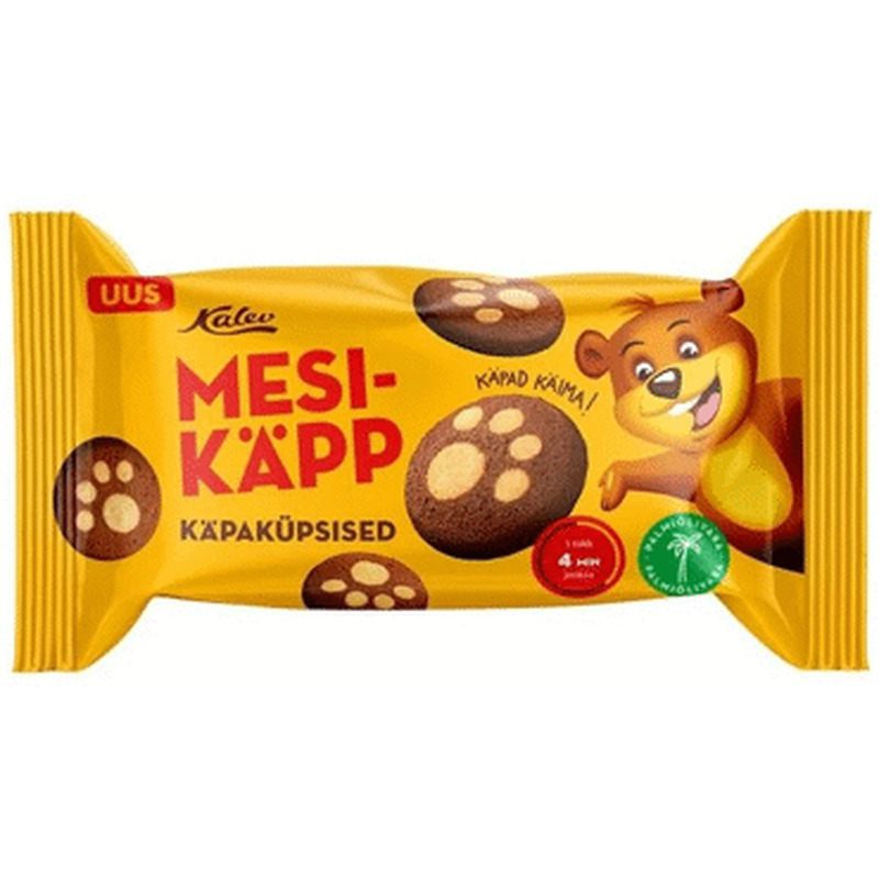 Küpsised Mesikäpp KALEV kakaomaits.,250g