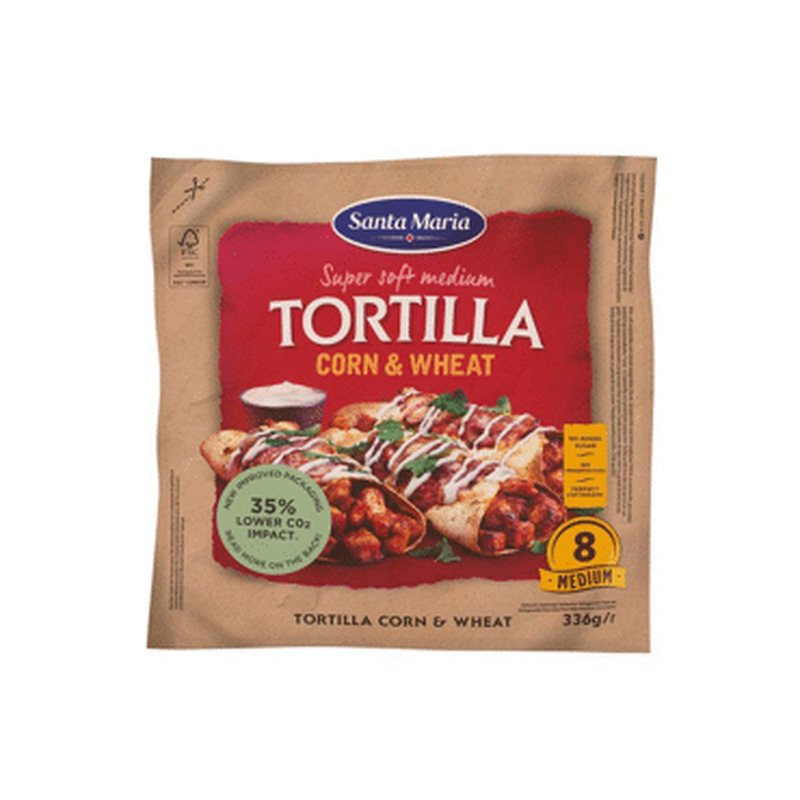 Maisitortilla SANTA MARIA 336g