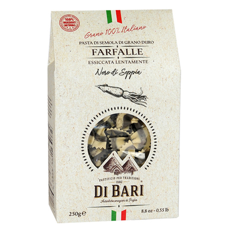 DI BARI Farfalle seepiaga (lipsukesed) 250g