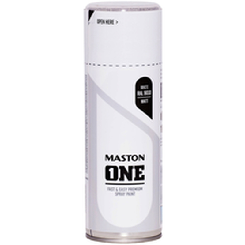 Akrüülvärv One Spray 400ml RAL 9010 matt valge