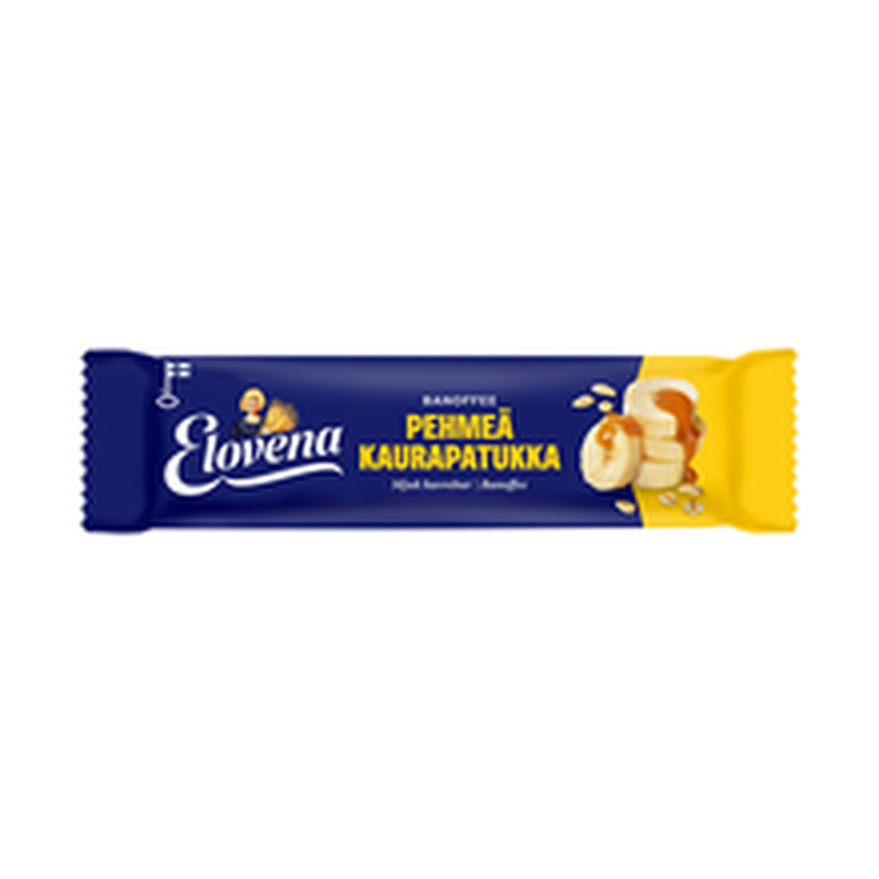 Elovena banoffee-koogi maitseline pehme kaerabatoon 15x30g