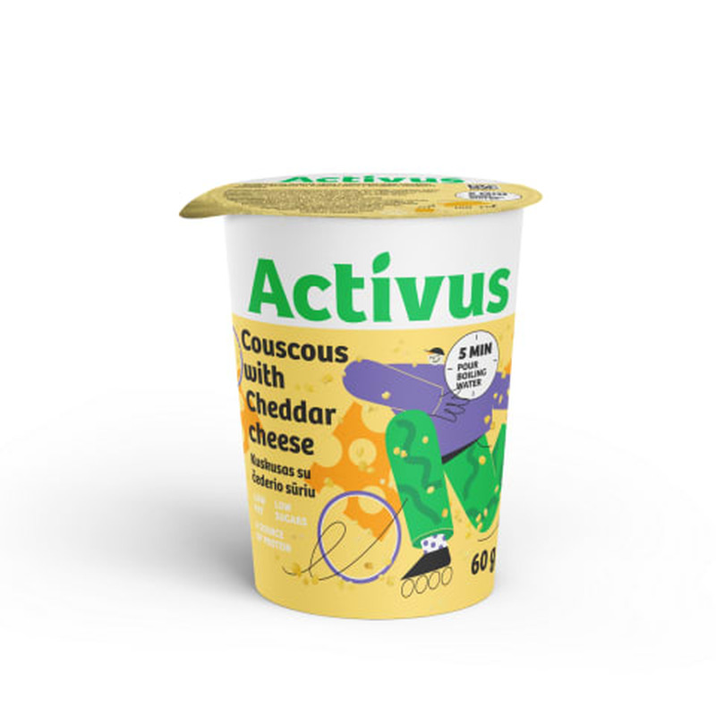 Kuskuss chedarri juustuga Activus 60g