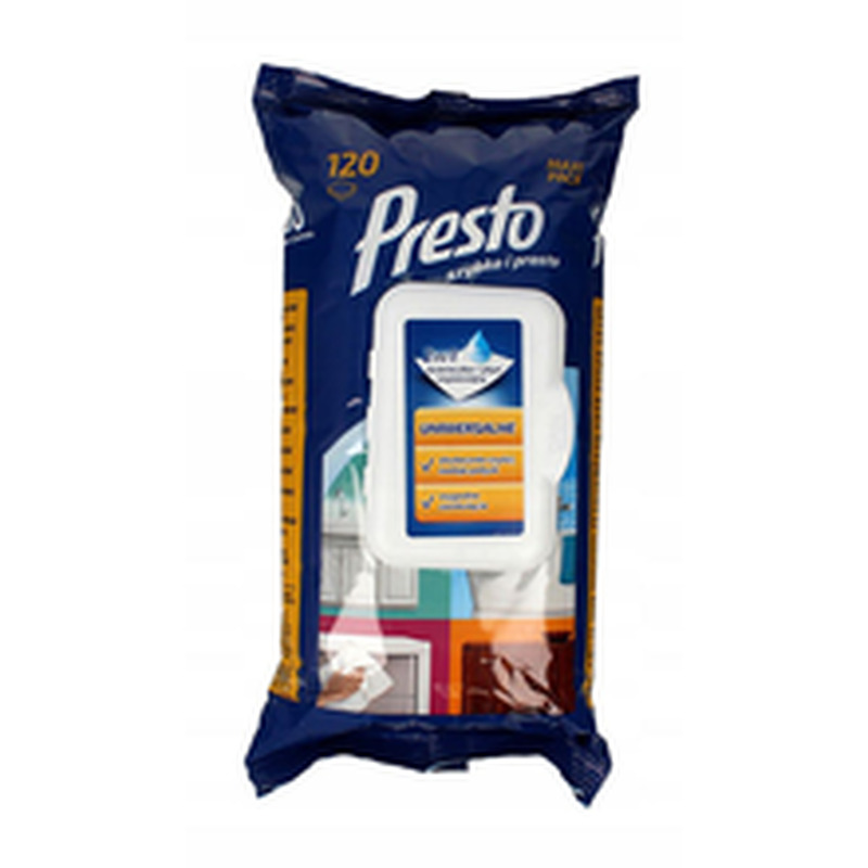 Presto Clean 2in1 universaalsed puhastuslapid 120 tk