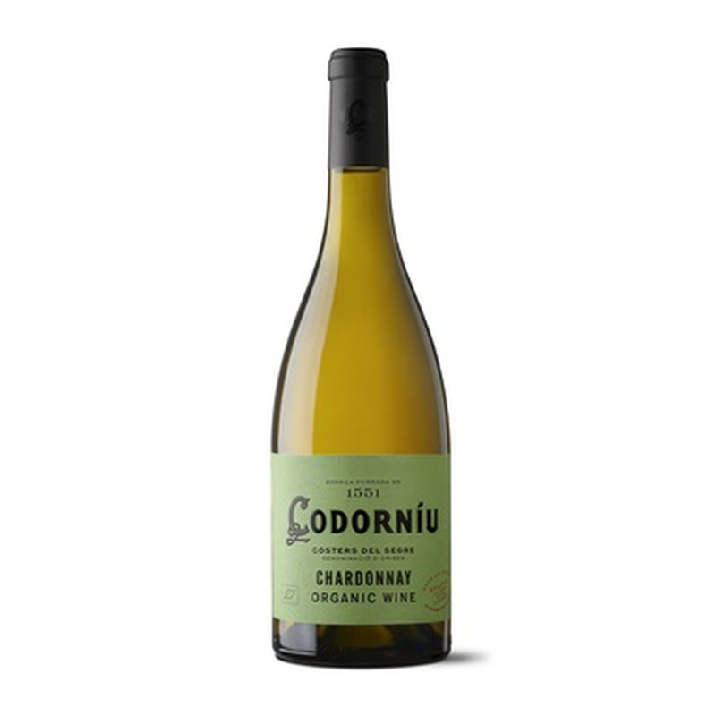 CODORNIU Chardonnay Organic Wine 13% 75cl (valge, kuiv)