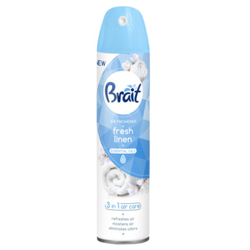 BRAIT 3 in1 Õhuvärskendaja Fresh Linen 300ml