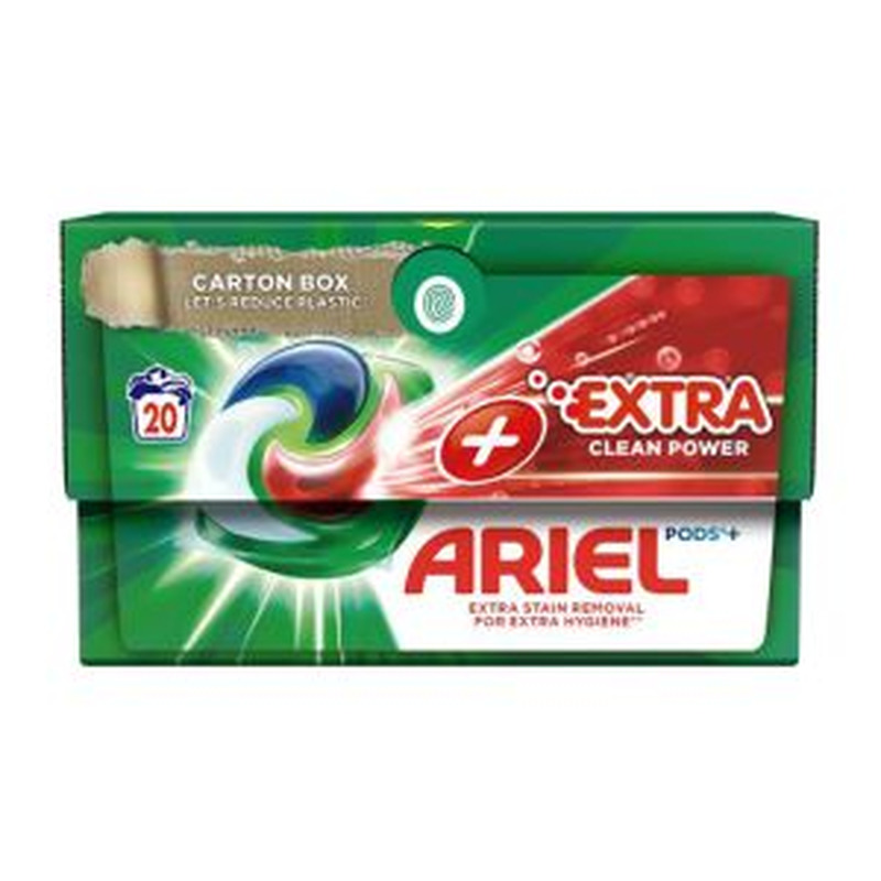 Geelkapslid Extra Clean, ARIEL, 20 tk