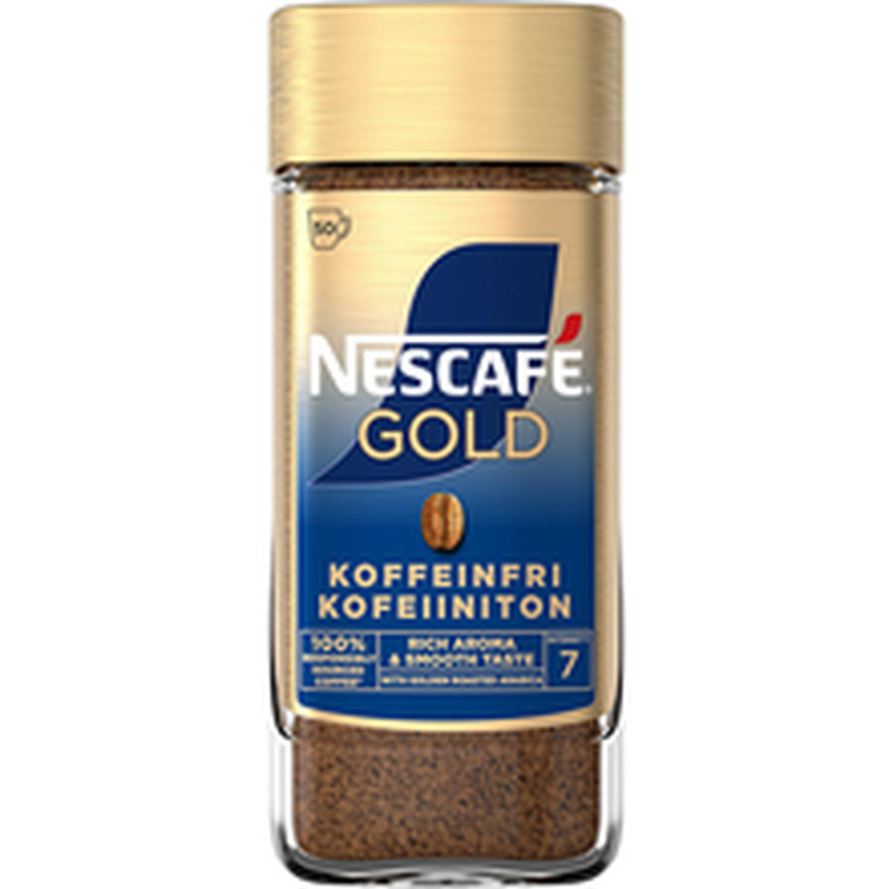 Nescafé Gold kofeiinivaba lahustuv kohv 100g