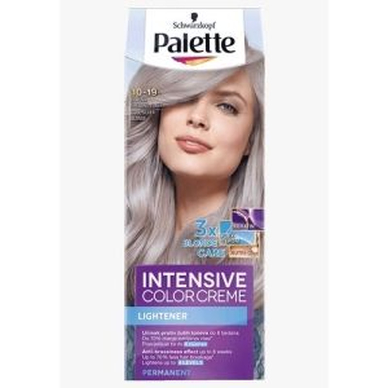 Püsivärv Intensive Color 10-19 Jahe Hõbeblond, PALETTE, 1 tk