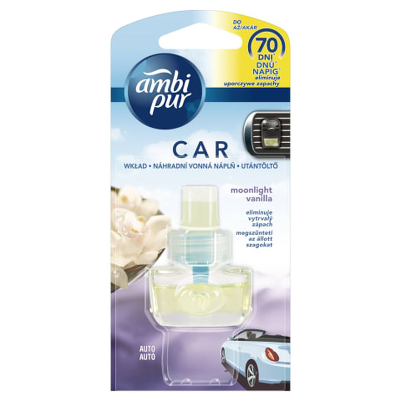 Ambi Pur Car värskendaja Moonlight Vanilla Täide 7ml