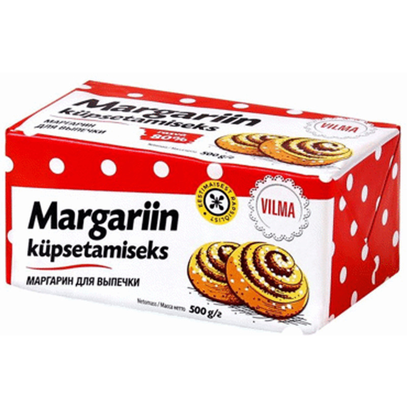 Küpsetusmargariin VILMA 80%, 500g