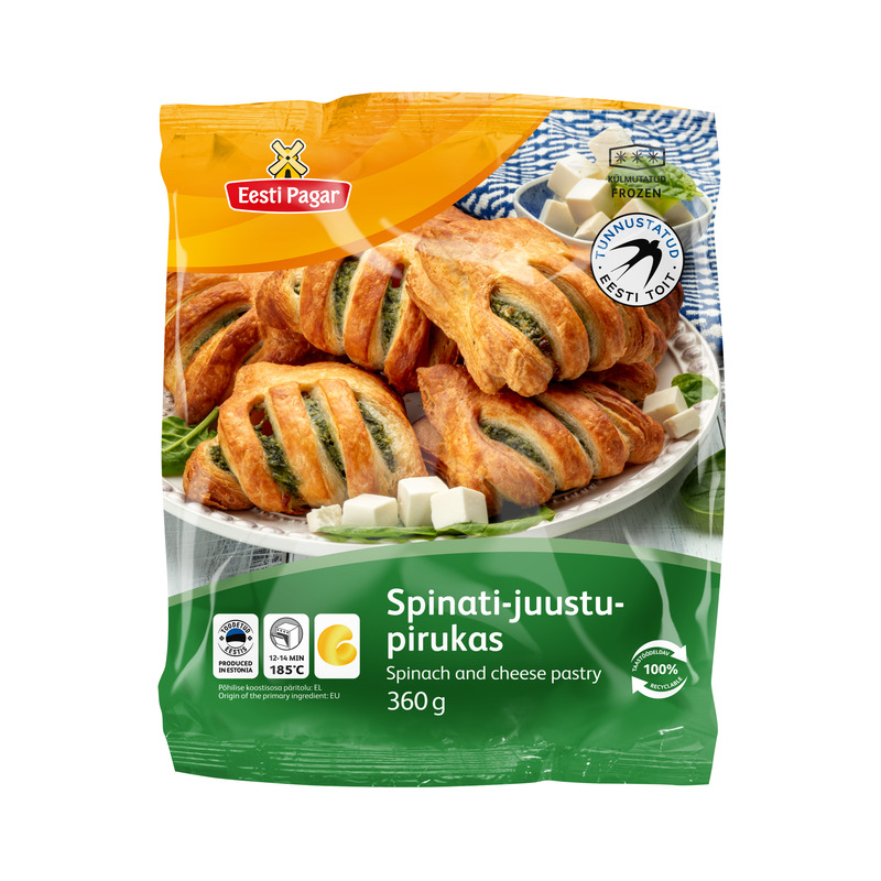 Spinati-juustupirukas, EESTI PAGAR, 360 g