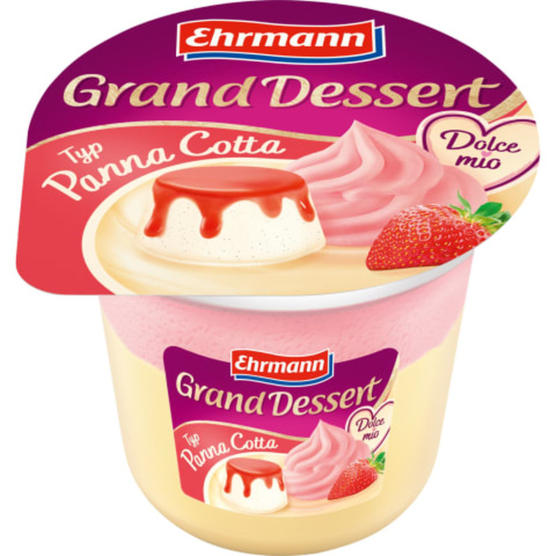 Dessert maasika panna cotta Ehrmann 190g