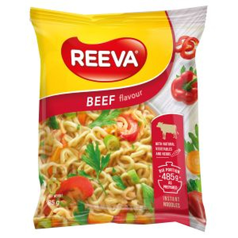 Kiirnuudlid veiselihamaitselised, REEVA, 85 g