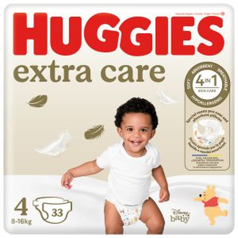 Mähkmed Extra Care 4 8-14kg, HUGGIES, 33tk