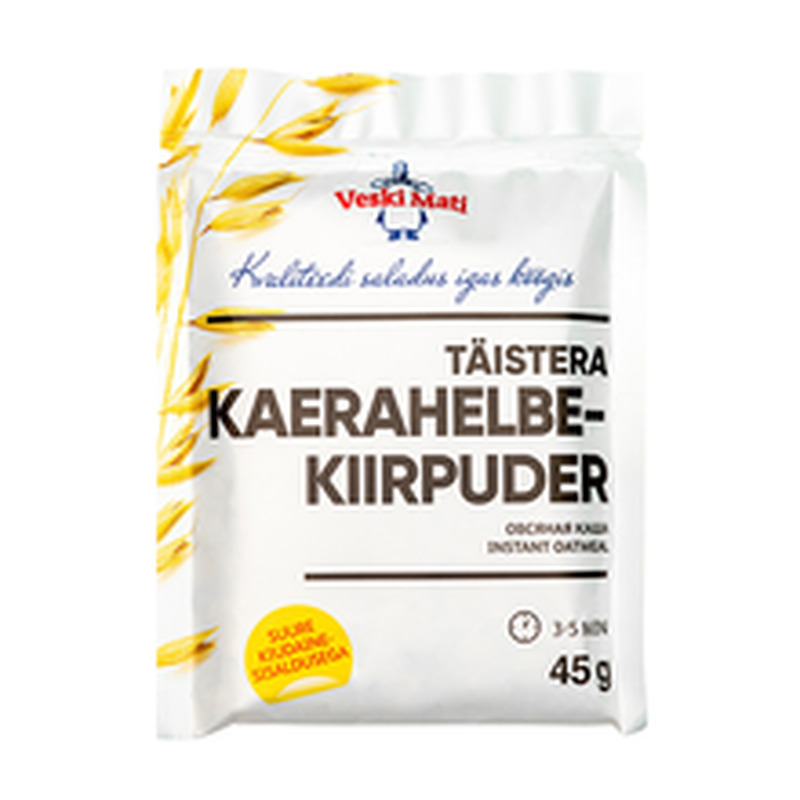 Täistera kaerahelbe kiirpuder 45g