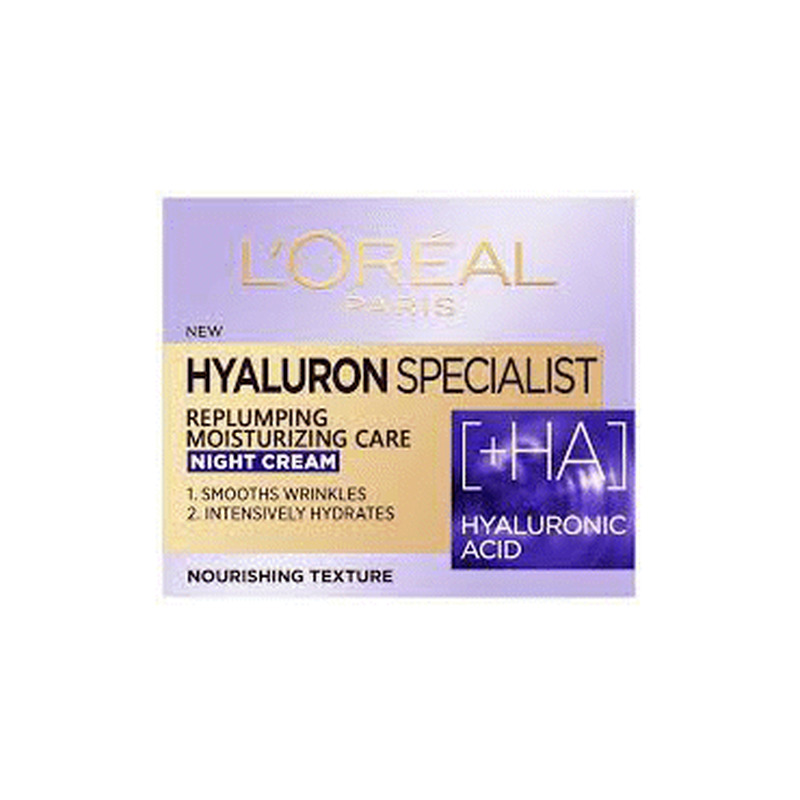 Öökreem&mask L'OREAL Hyaluron Spec.,50ml