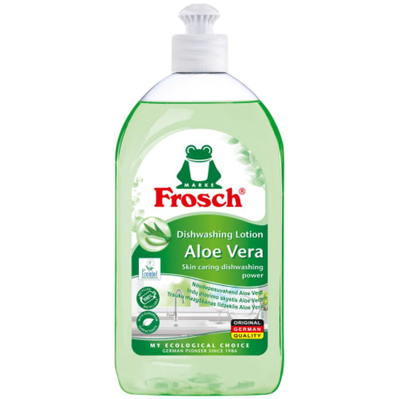 Nõudepesuvahend Aloe Vera, FROSCH, 500 ml