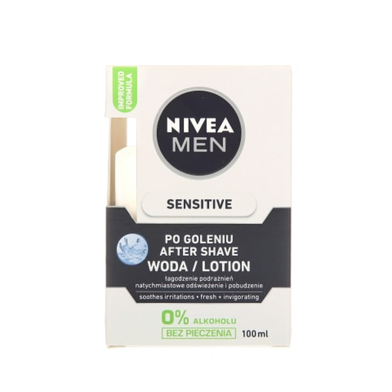 Habemeajamisjärgne Sensitive meestele, NIVEA, 100 ml