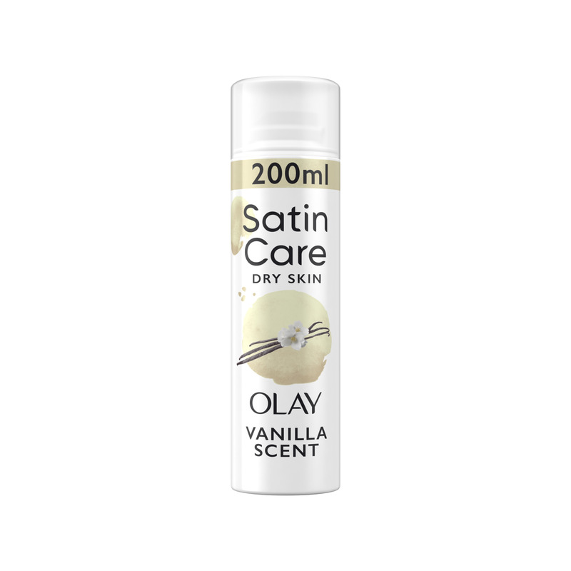 Raseerimisgeel Satin Care Olay Vanilla Cashmere, GILLETTE, 200 ml