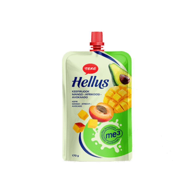 Keefirijook HELLUS mango-apr.-avok.,170g