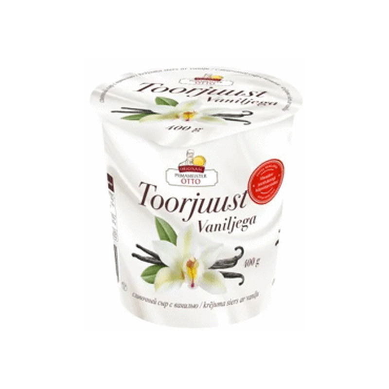 Toorjuust vanilli Piimameister Otto, ESTOVER, 400 g