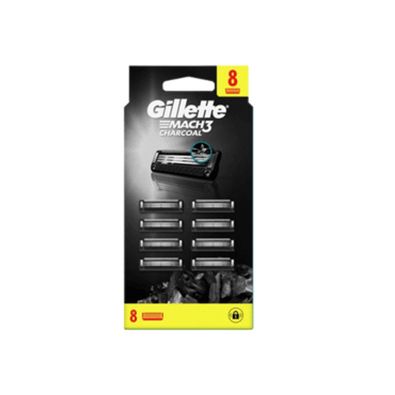 Varuterad GILLETTE Mach3 Charcoal 8tk