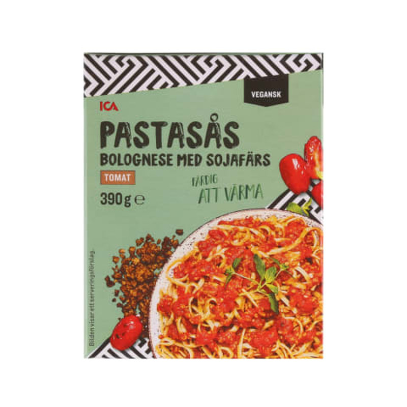 Vegani-pastakaste Bolognese ICA sojaga 390g