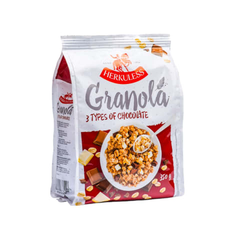 Granola müsli kolme šokolaadi Herkuless 350g